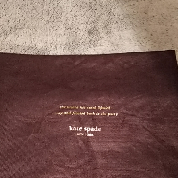 Authentic XXX large Kate Spade pouch/bag cover